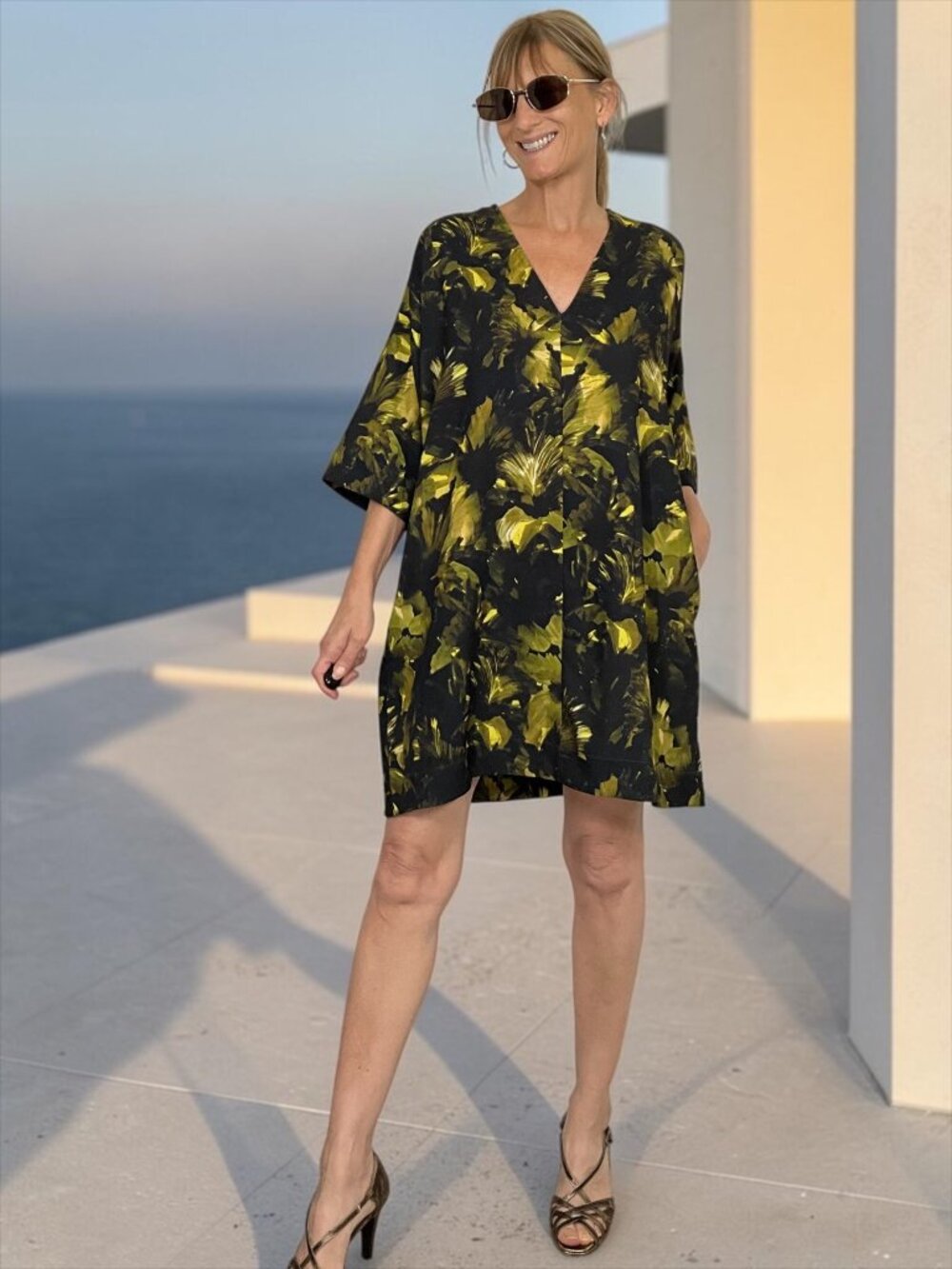 Bryn Walker Bingley Dress XS Floral Luna Mini Oversized